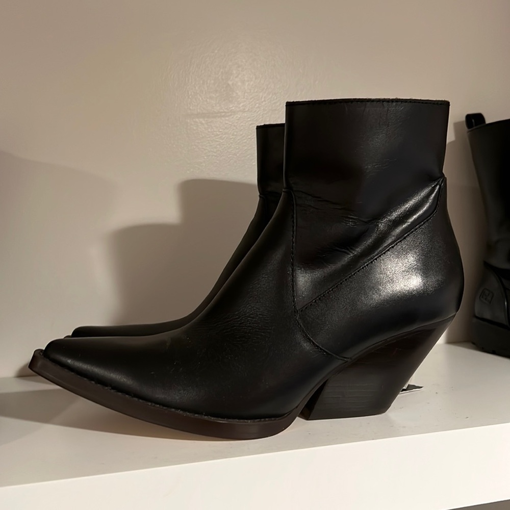 Leather boots from Zara